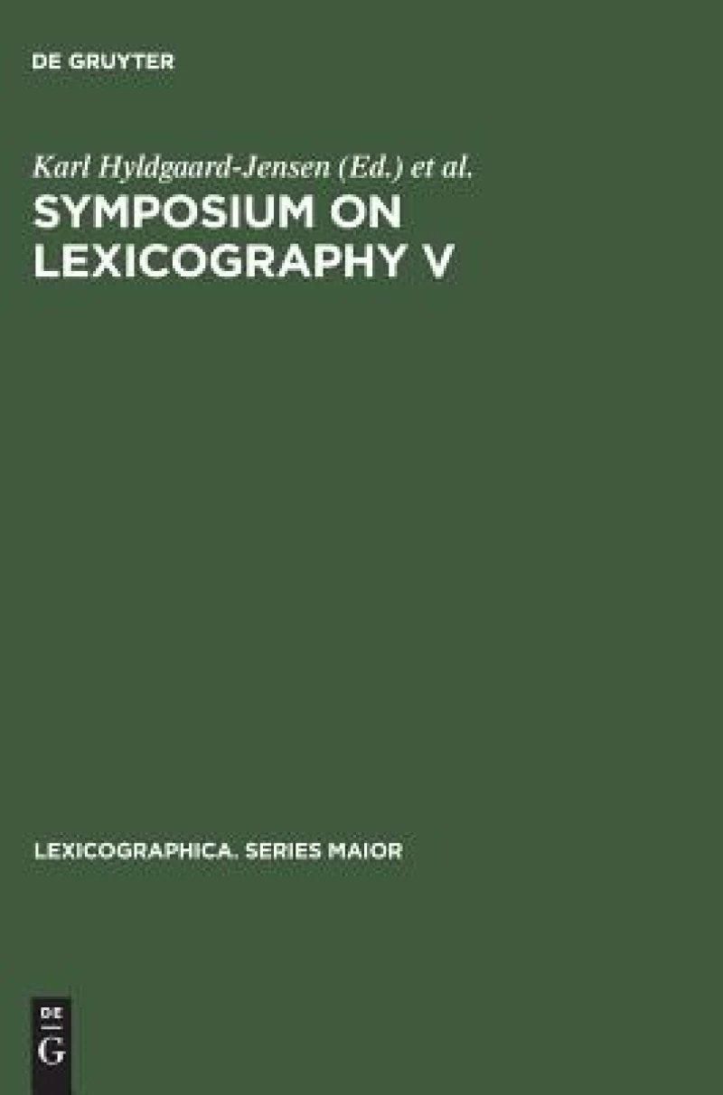 Symposium on Lexicography V