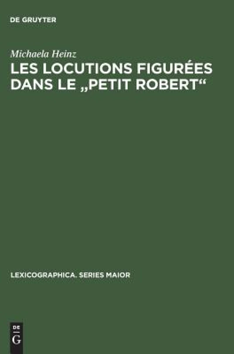 Les locutions figurées dans le "Petit Robert"
