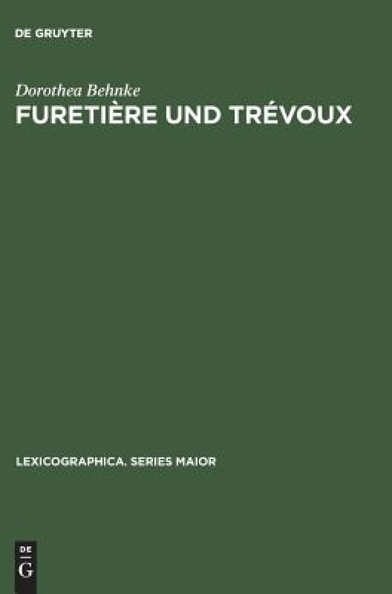 Furetière Und Trévoux