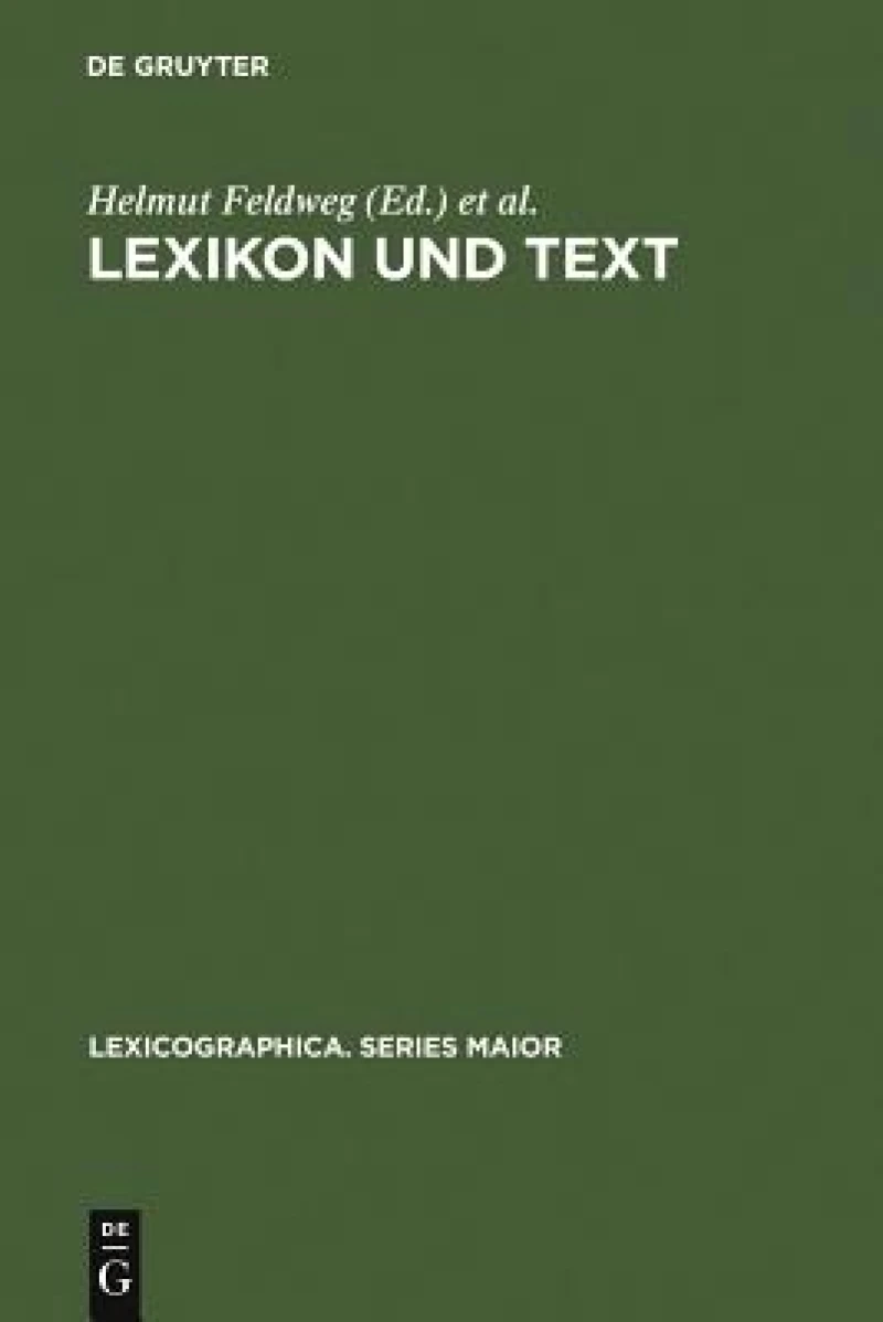Lexikon Und Text
