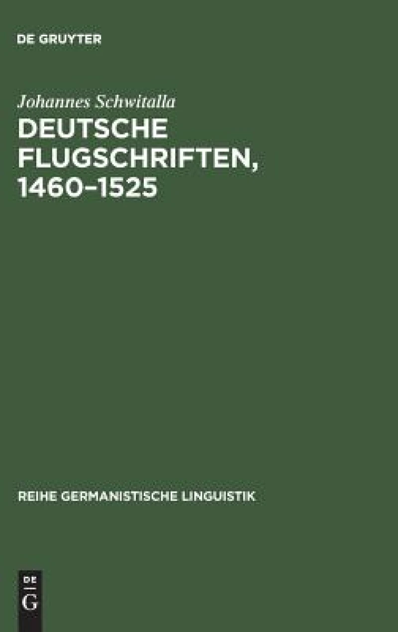 Deutsche Flugschriften, 1460–1525
