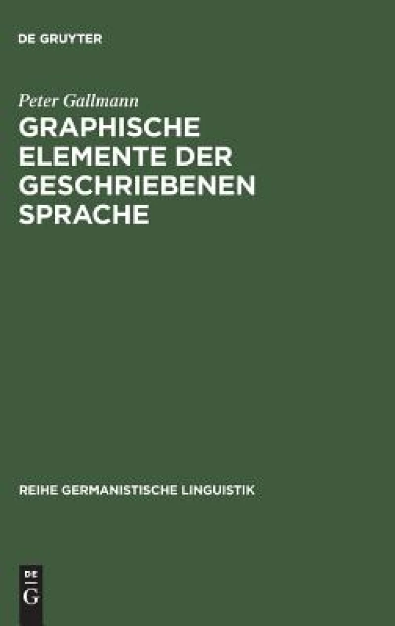 Graphische Elemente Der Geschriebenen Sprache