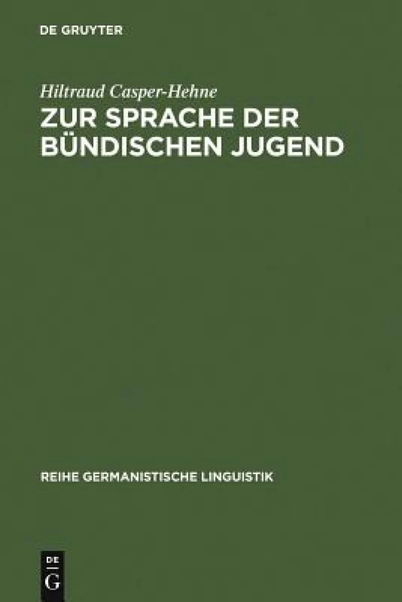 Zur Sprache der bündischen Jugend