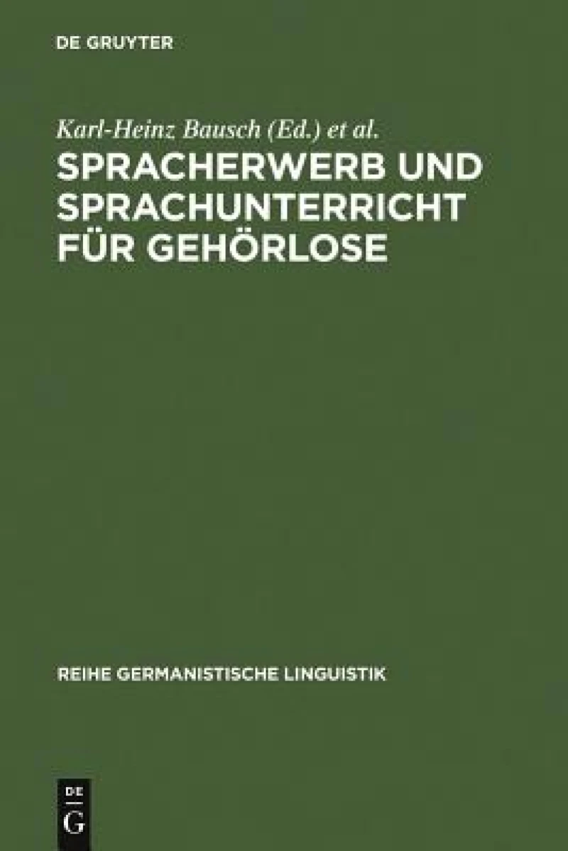 Spracherwerb und Sprachunterricht für Gehörlose