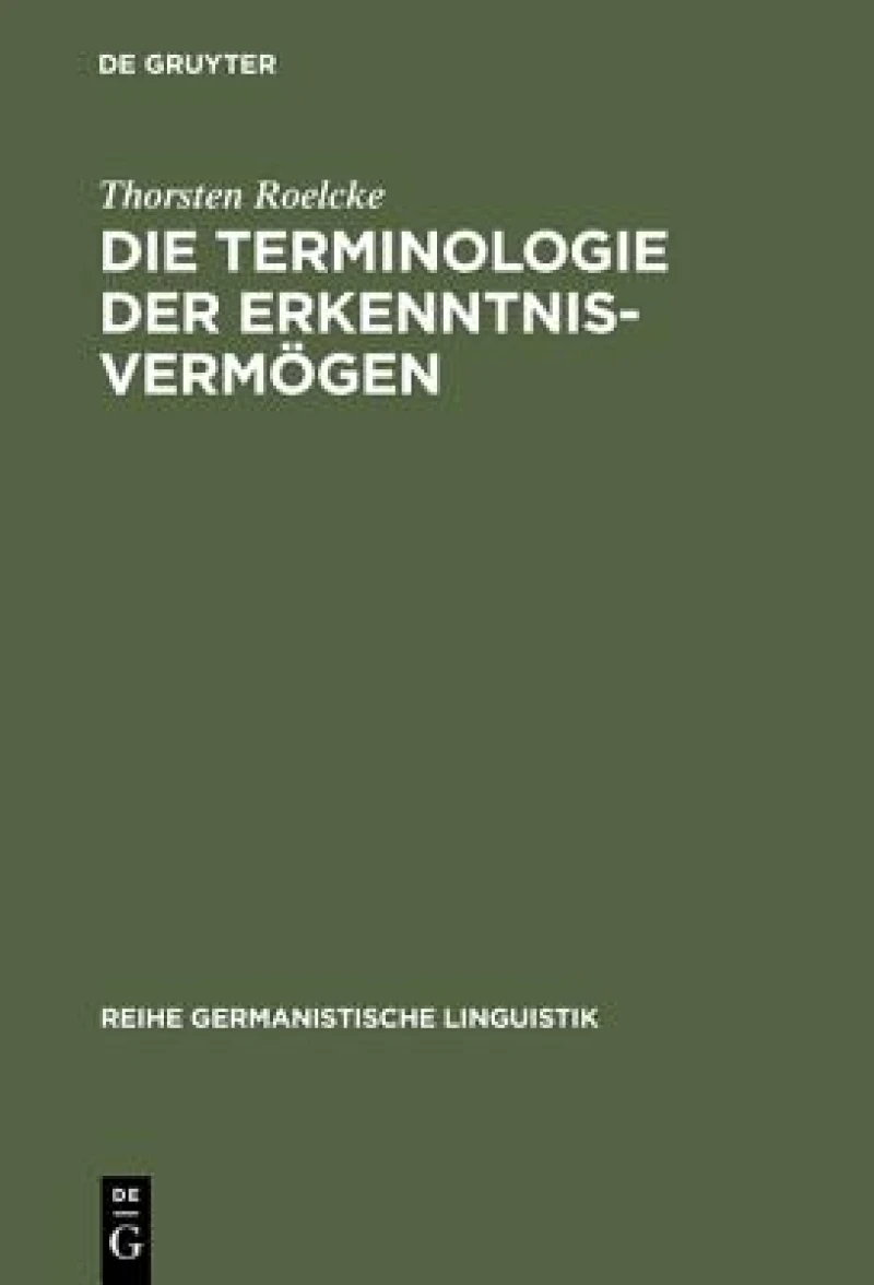 Terminologie der Erkenntnisvermögen
