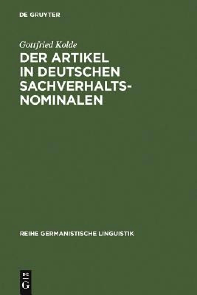 Artikel in deutschen Sachverhaltsnominalen
