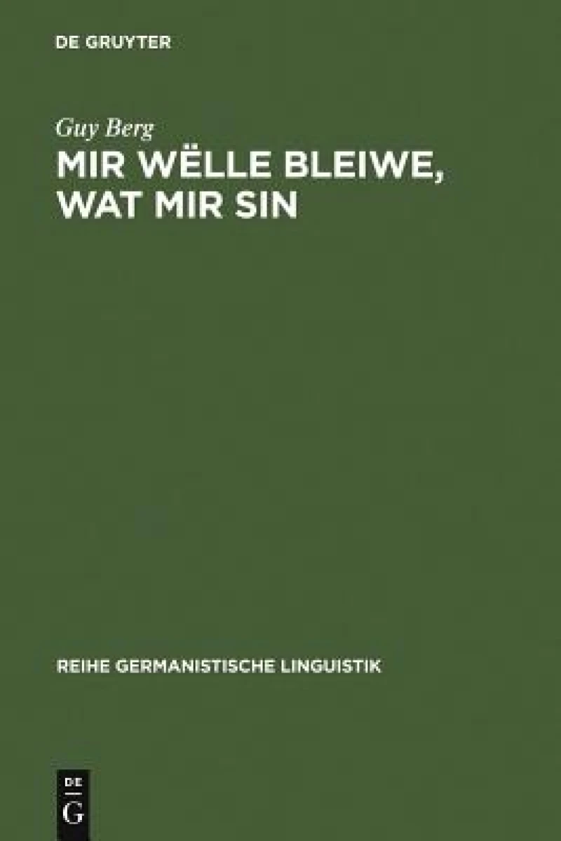 Mir wëlle bleiwe, wat mir sin
