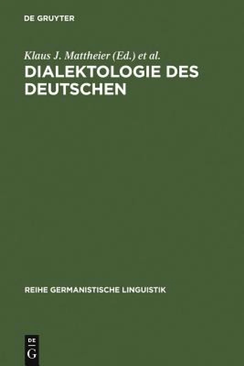 Dialektologie Des Deutschen