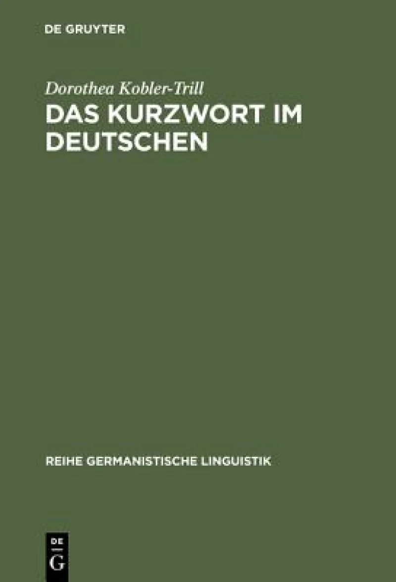 Kurzwort im Deutschen