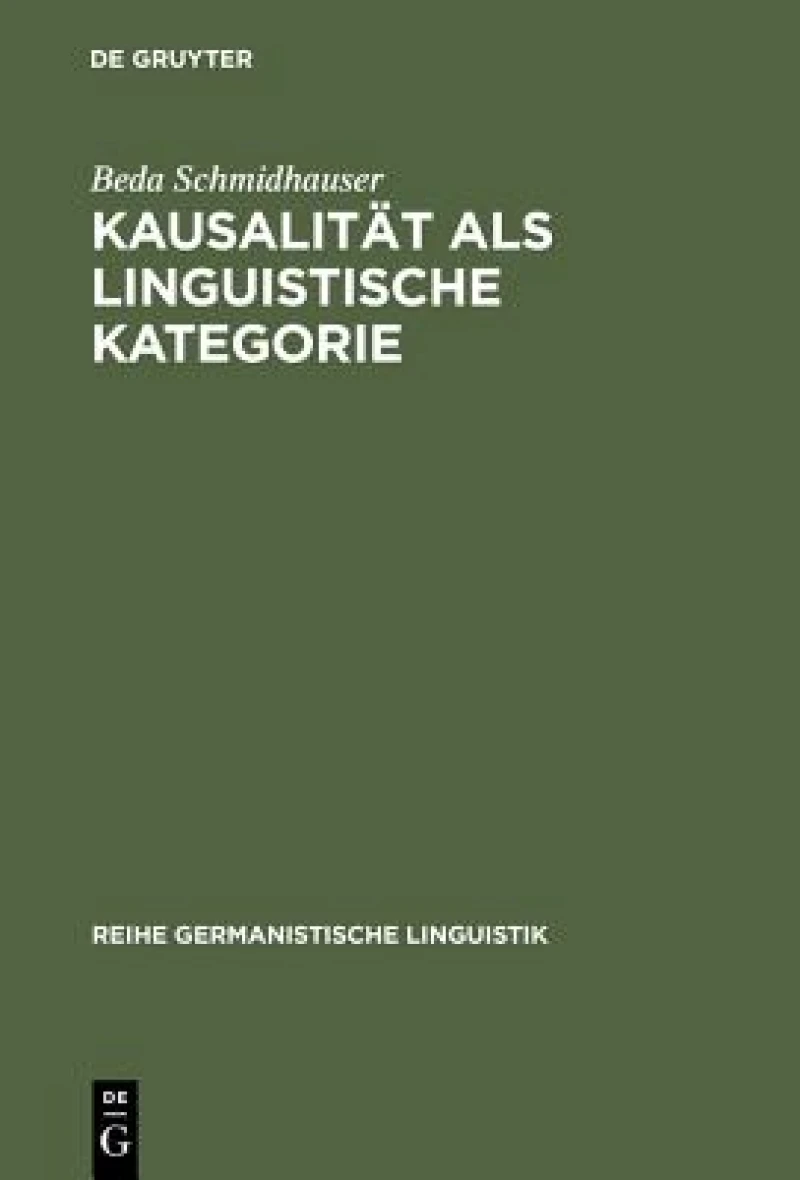 Kausalität Als Linguistische Kategorie