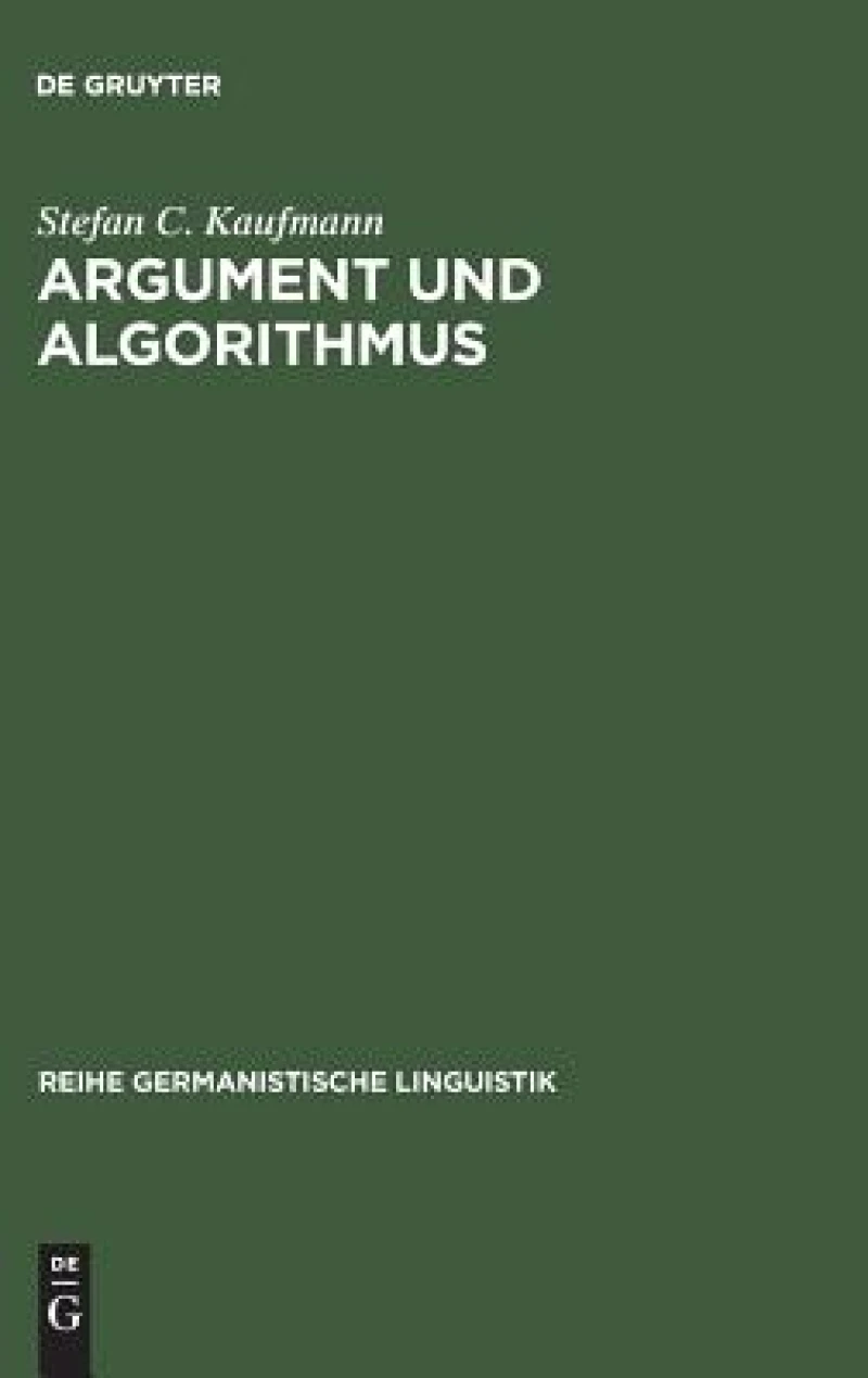 Argument Und Algorithmus