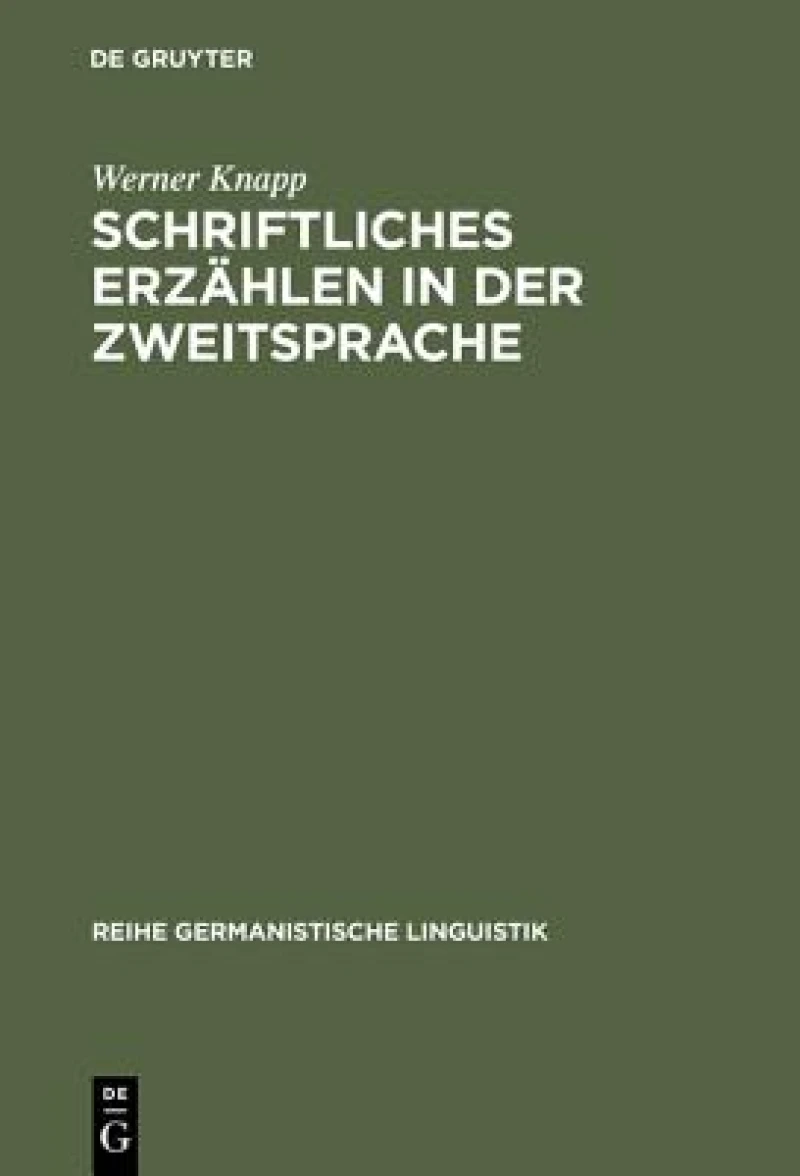 Schriftliches Erzählen in Der Zweitsprache