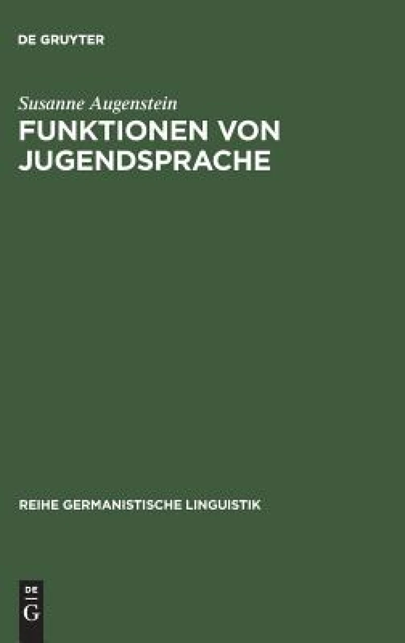 Funktionen Von Jugendsprache