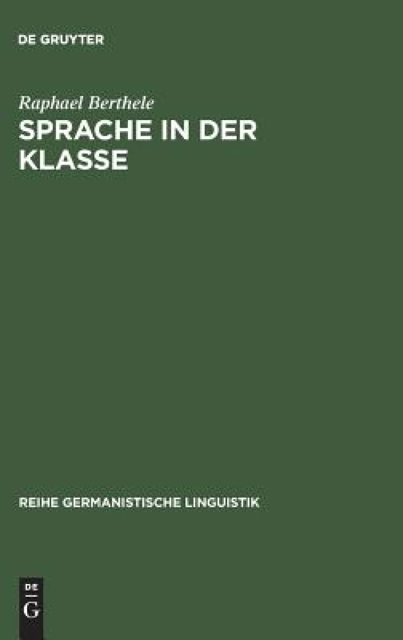 Sprache in Der Klasse
