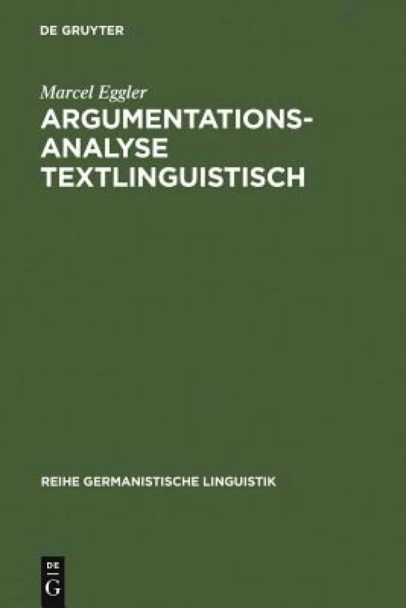 Argumentationsanalyse Textlinguistisch