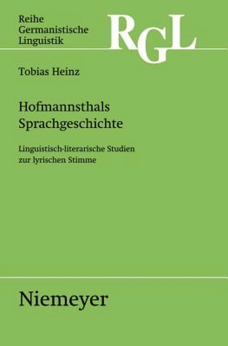 Hofmannsthals Sprachgeschichte