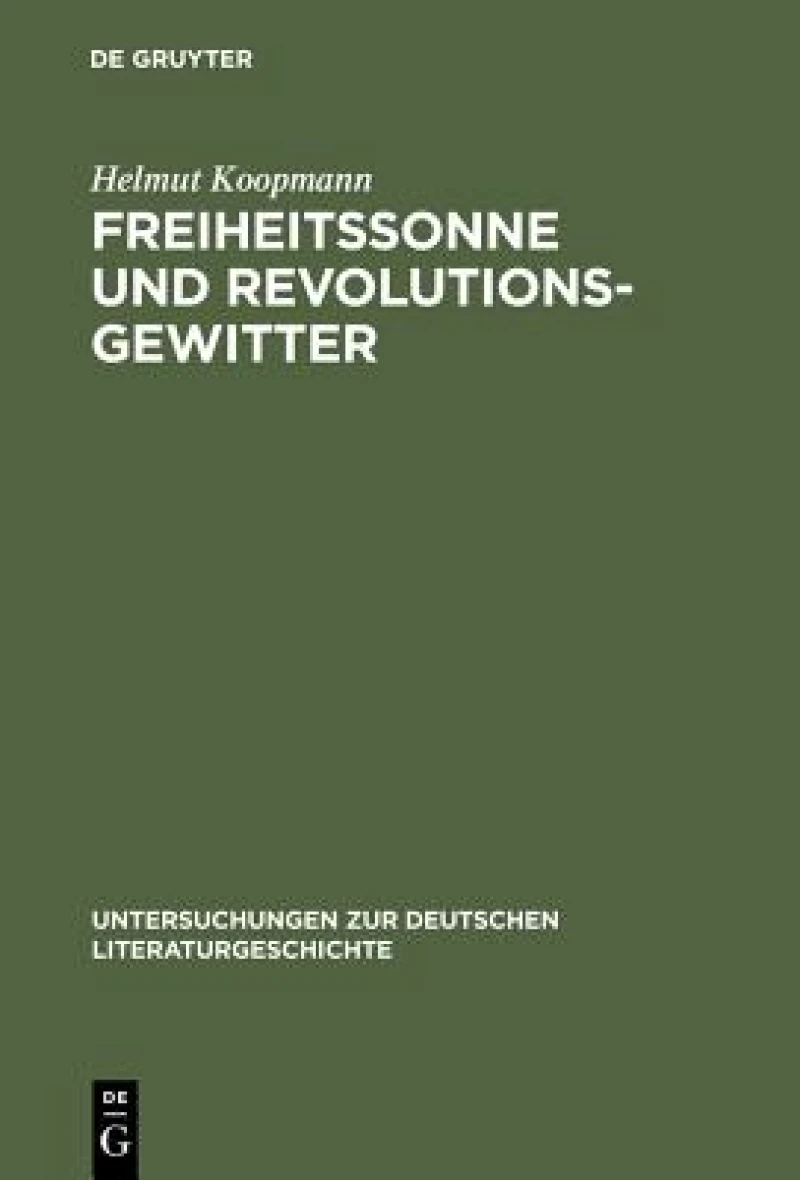 Freiheitssonne Und Revolutionsgewitter