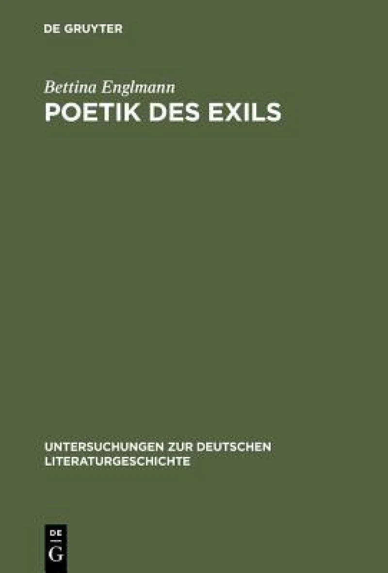 Poetik Des Exils