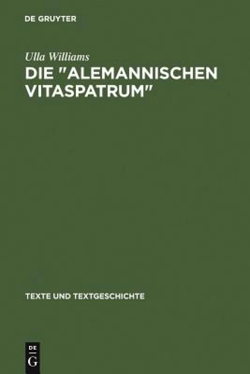 " Alemannischen Vitaspatrum "