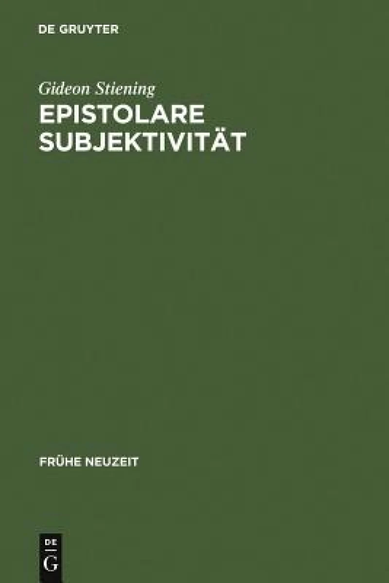 Epistolare Subjektivität