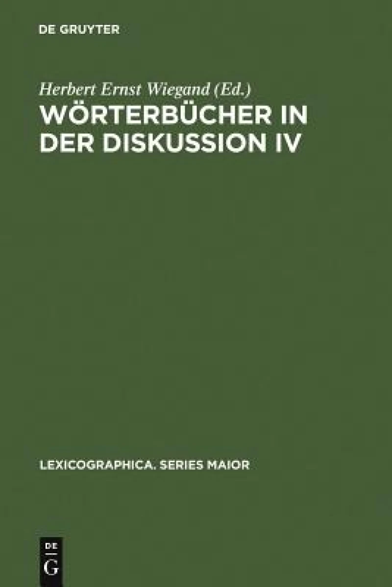 Wörterbücher in Der Diskussion IV