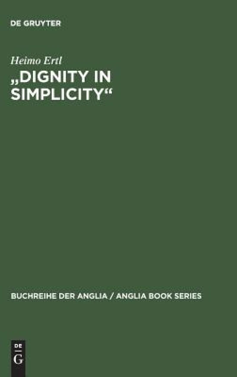 "Dignity in Simplicity"