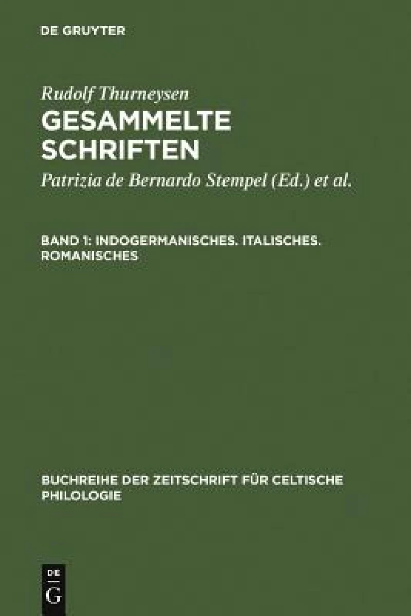 Indogermanisches. Italisches. Romanisches