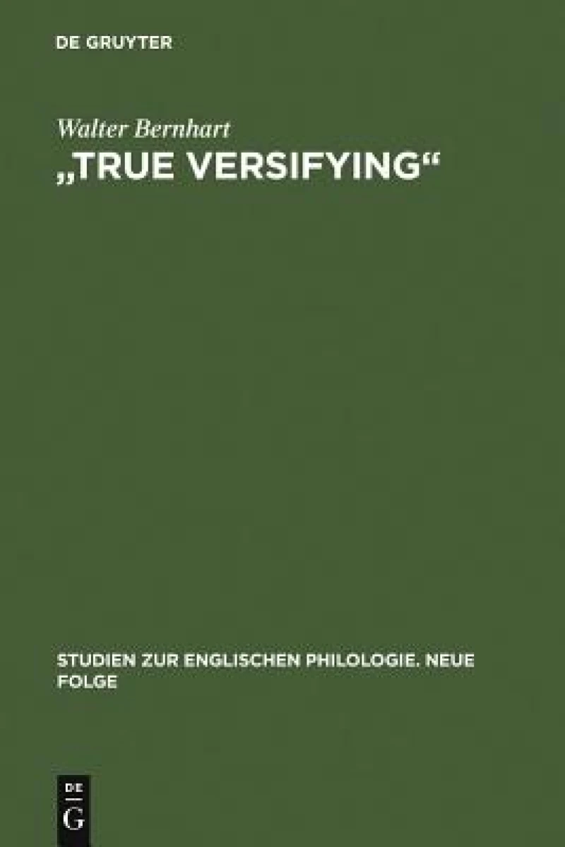 "True Versifying"