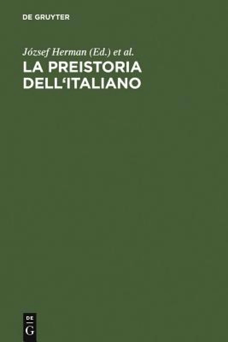 preistoria dell''italiano