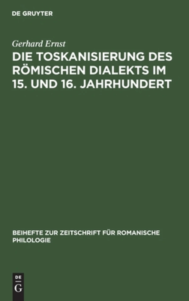 Toskanisierung des römischen Dialekts im 15. und 16. Jahrhundert