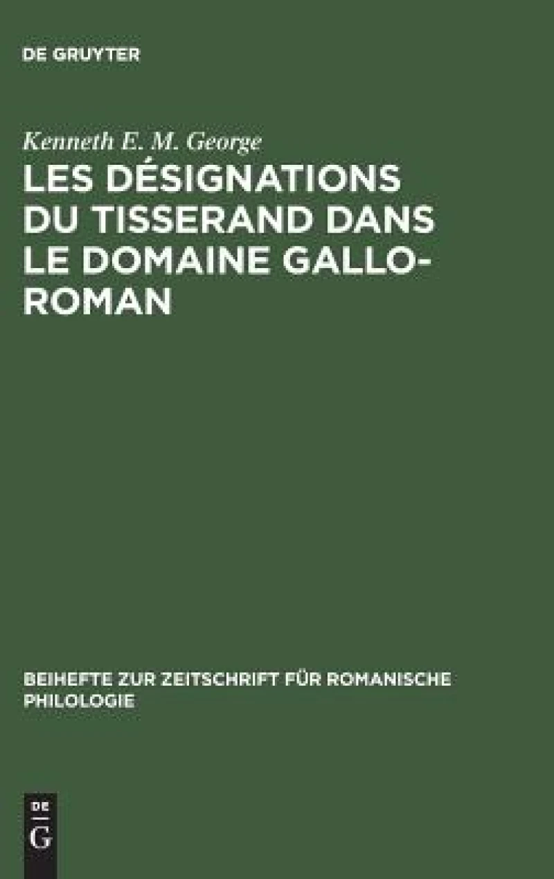 Les Désignations Du Tisserand Dans Le Domaine Gallo-roman