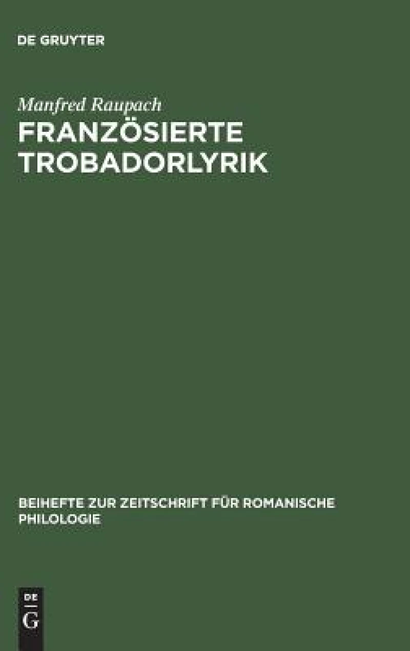 Französierte Trobadorlyrik