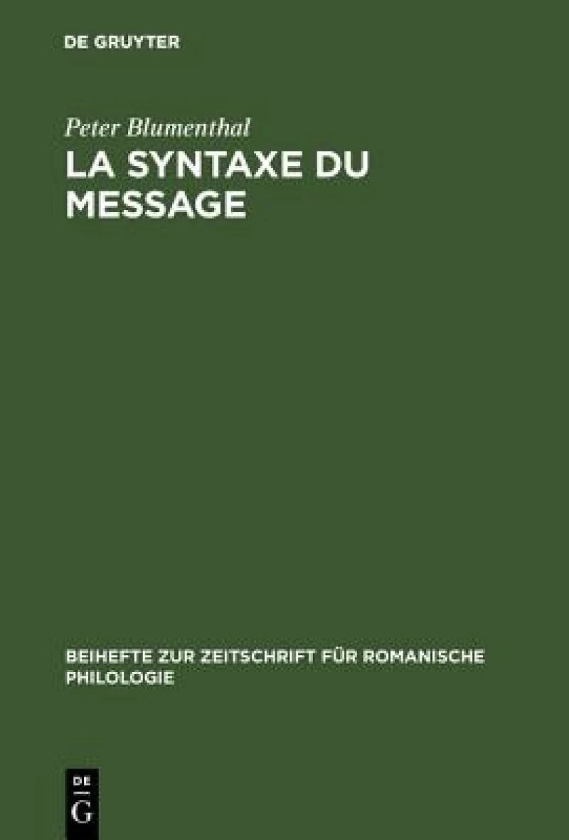 syntaxe du message