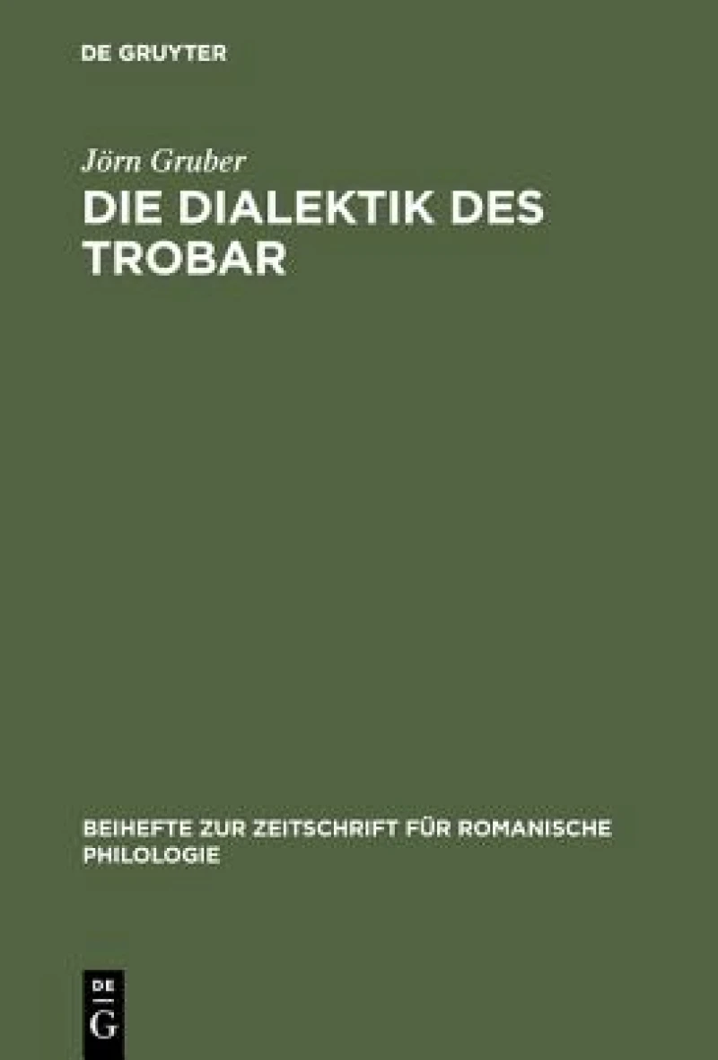 Die Dialektik Des Trobar