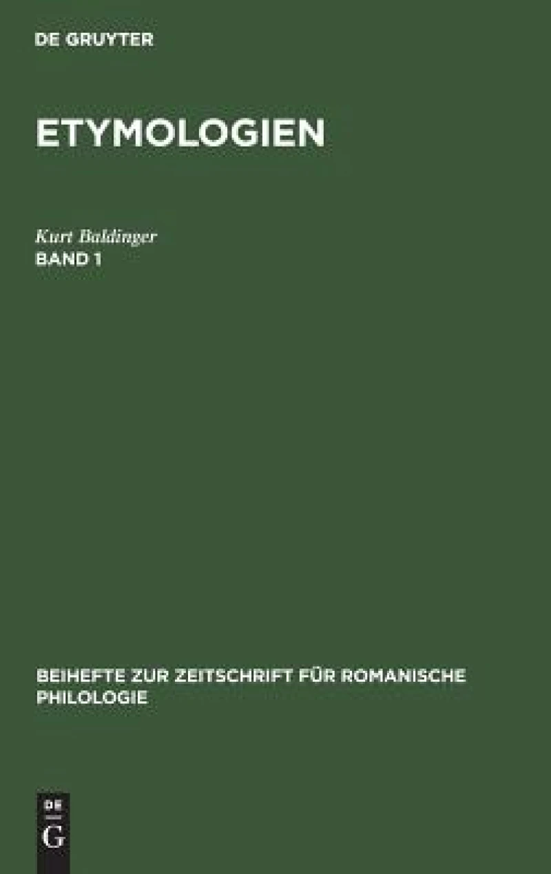 Etymologien. Band 1
