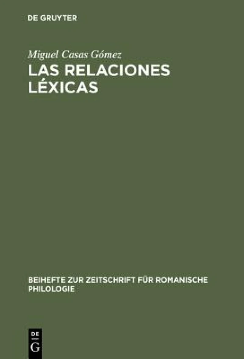 Las relaciones lexicas