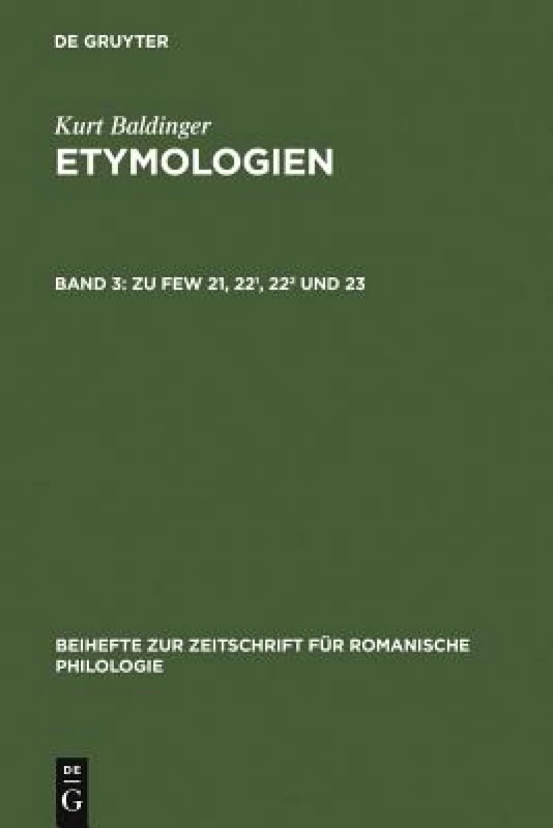 Zu Few 21, 22¹, 22² Und 23