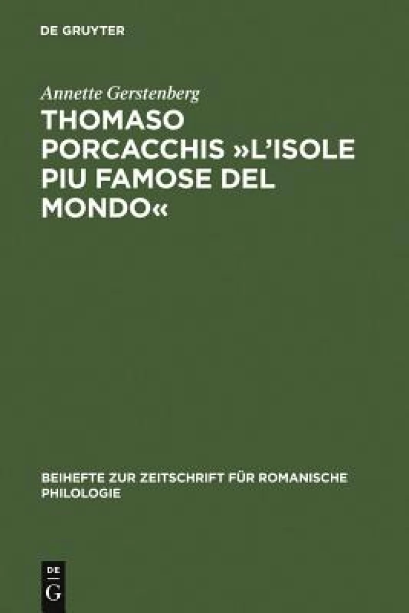 Thomaso Porcacchis L''isole Piu Famose Del Mondo