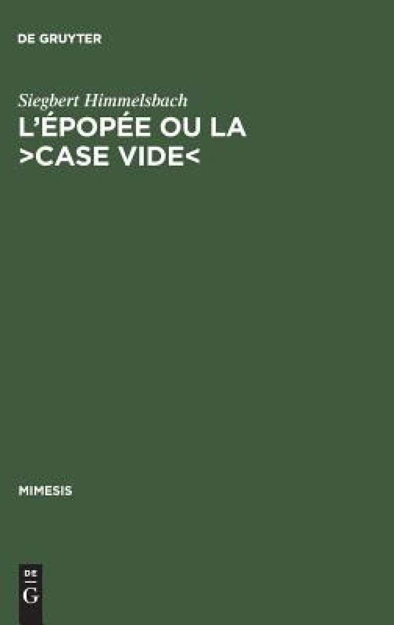L''épopée ou la >case vide<