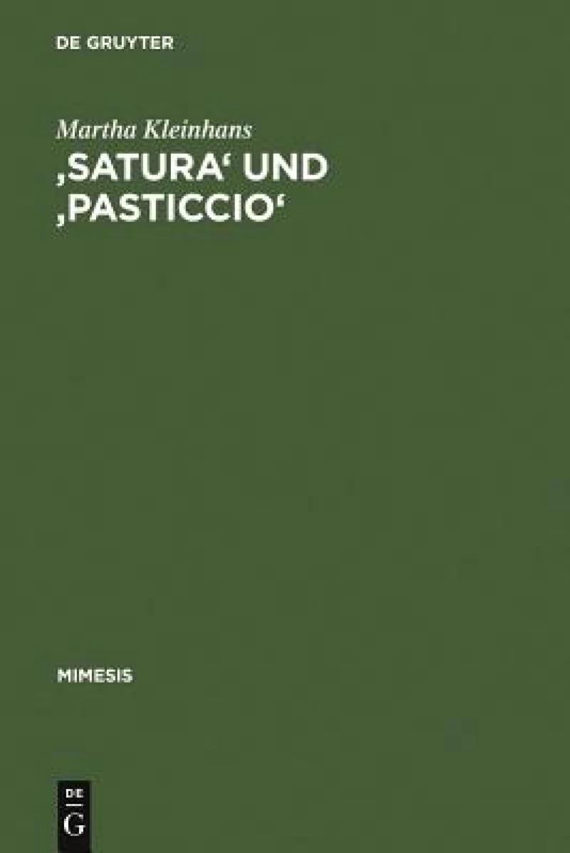 ''Satura'' und ''pasticcio''