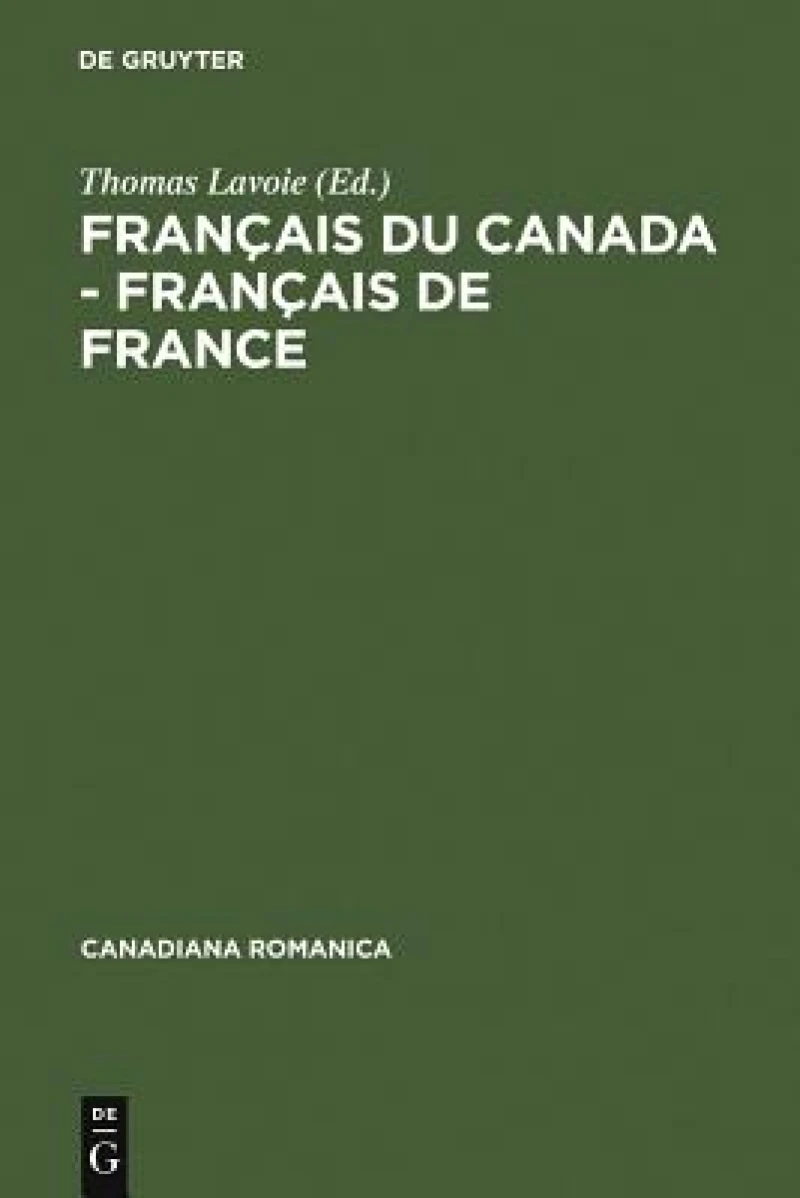 Français Du Canada - Français De France