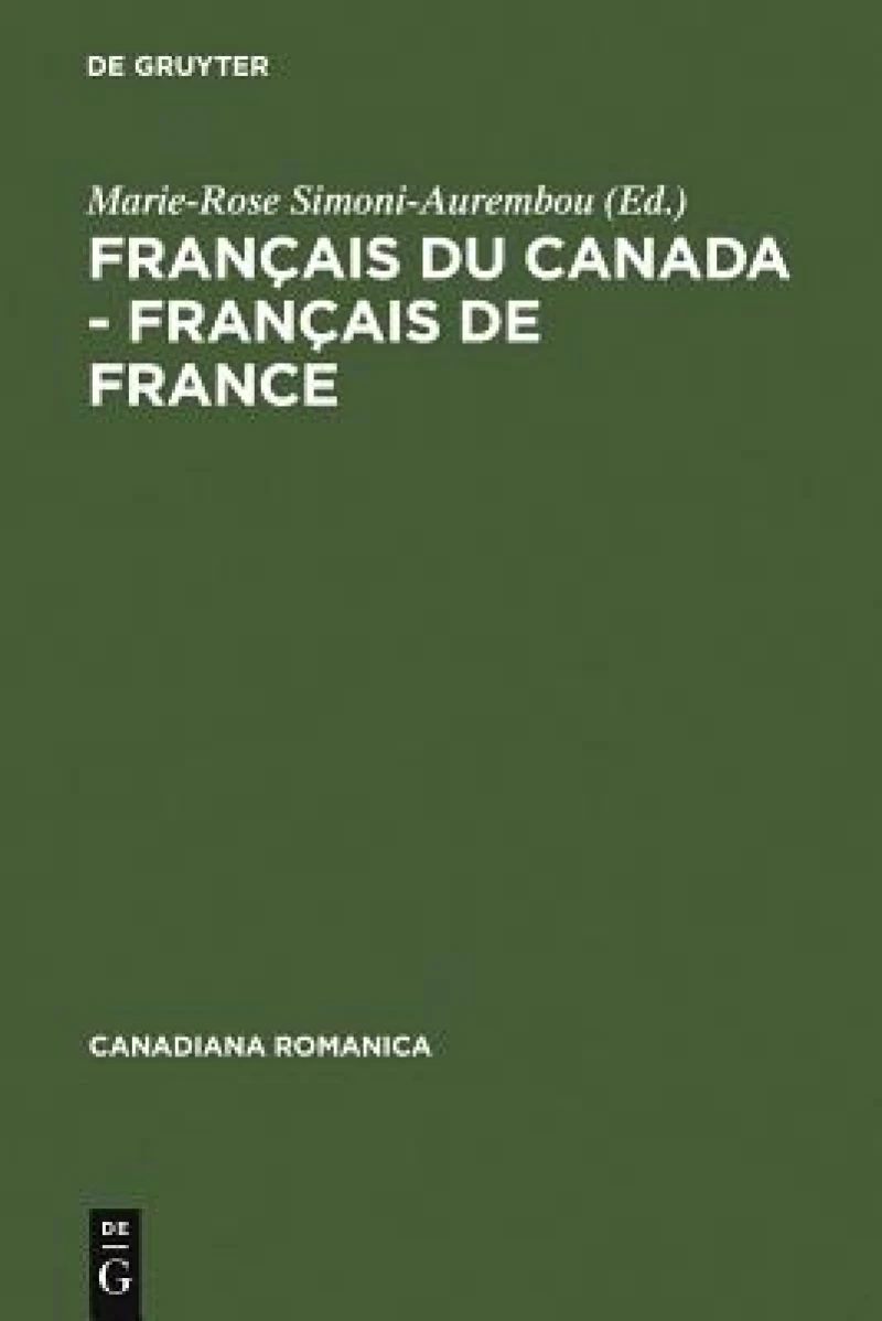 Français du Canada - Français de France