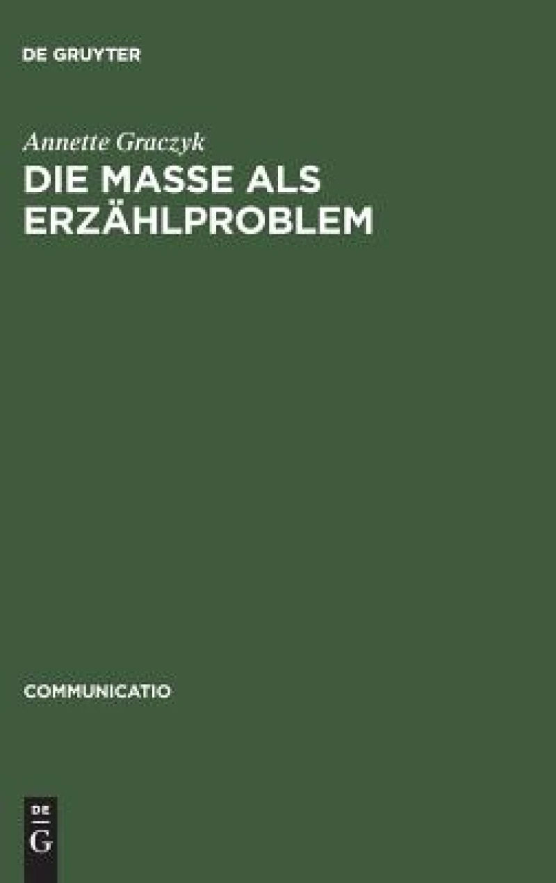 Masse als Erzählproblem