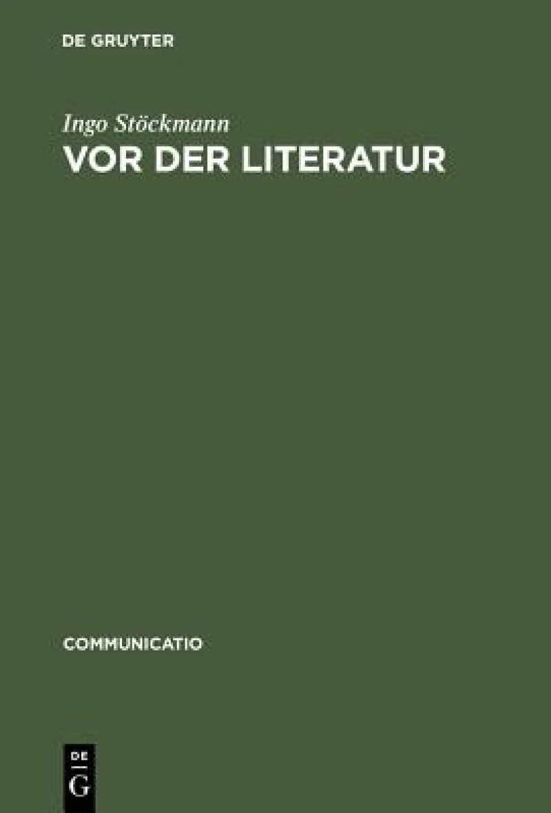 Vor Der Literatur
