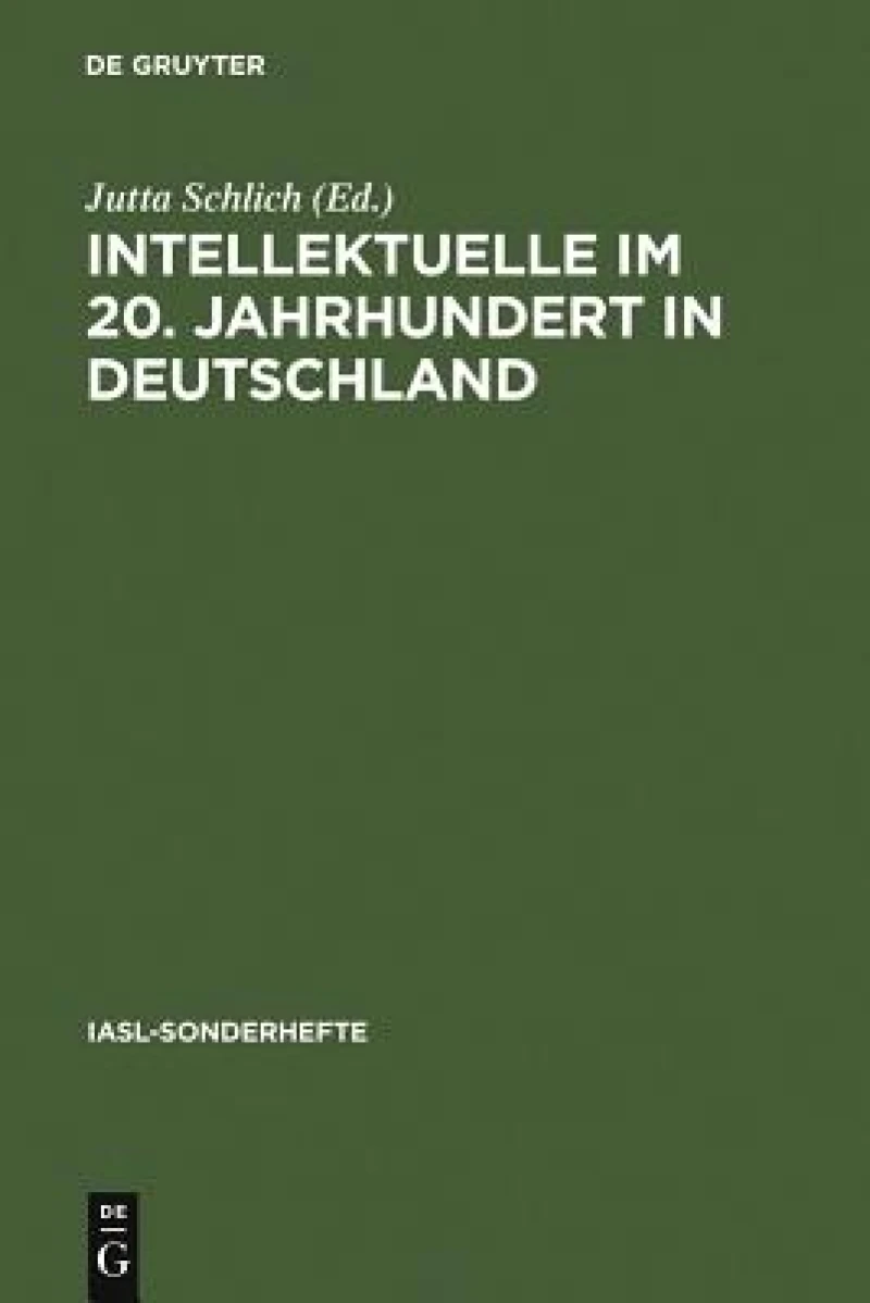 Intellektuelle Im 20. Jahrhundert in Deutschland