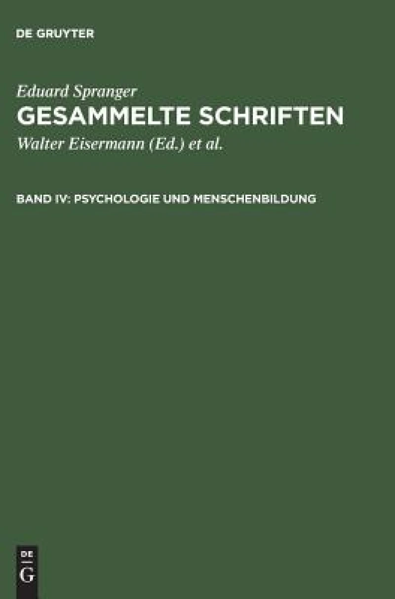 Psychologie Und Menschenbildung