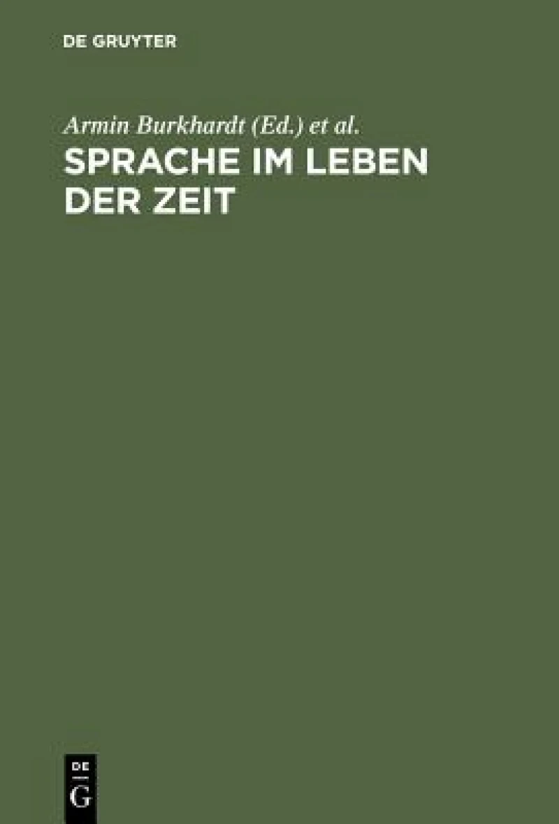 Sprache Im Leben Der Zeit