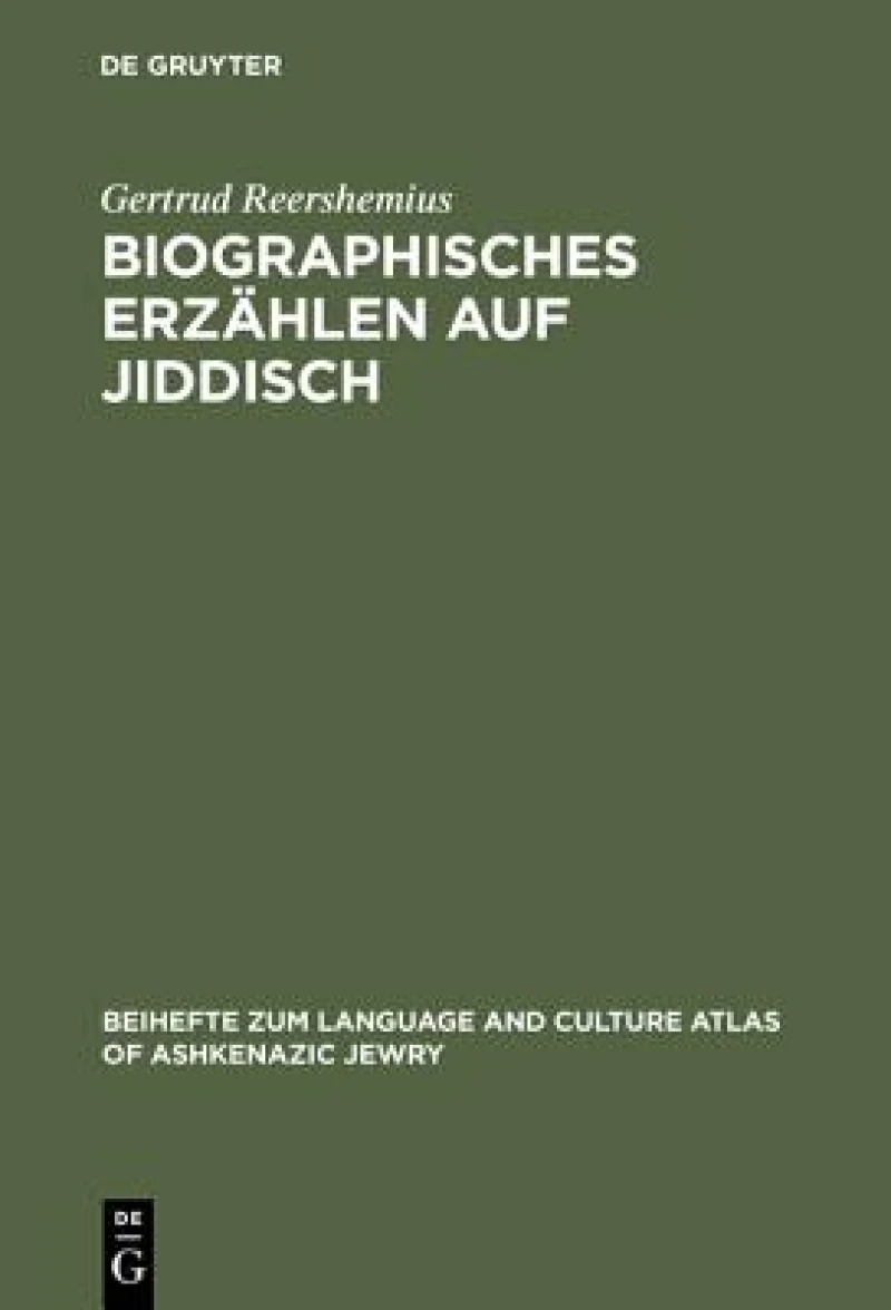 Biographisches Erzählen Auf Jiddisch