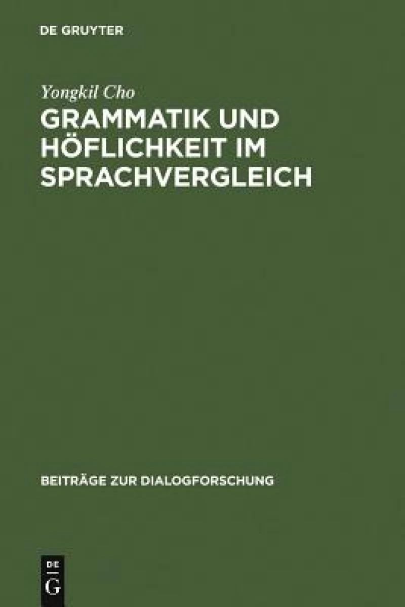 Grammatik Und Höflichkeit Im Sprachvergleich
