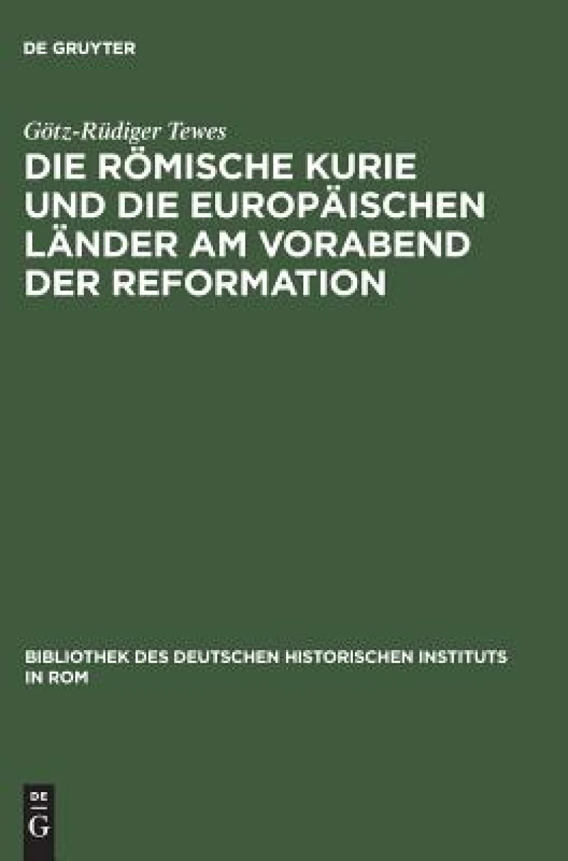 römische Kurie und die europäischen Länder am Vorabend der Reformation